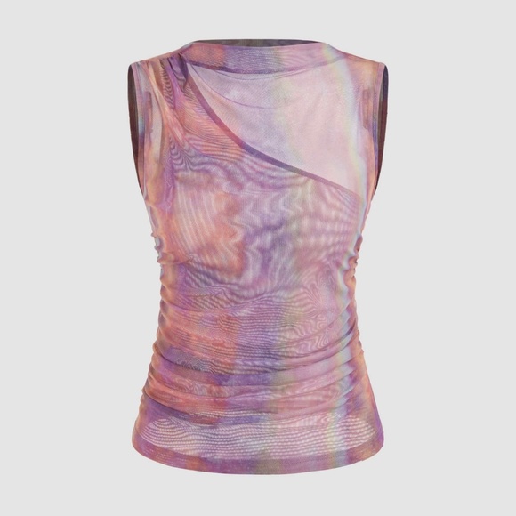 ZARA body con rainbow top - Picture 1 of 9